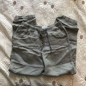 MANGO Linen Pants
